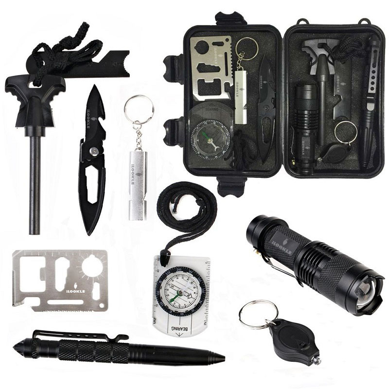 China New Product Army Survival Kit - 9 in 1 Camping Emergency Survival Gear Kit – Sicily