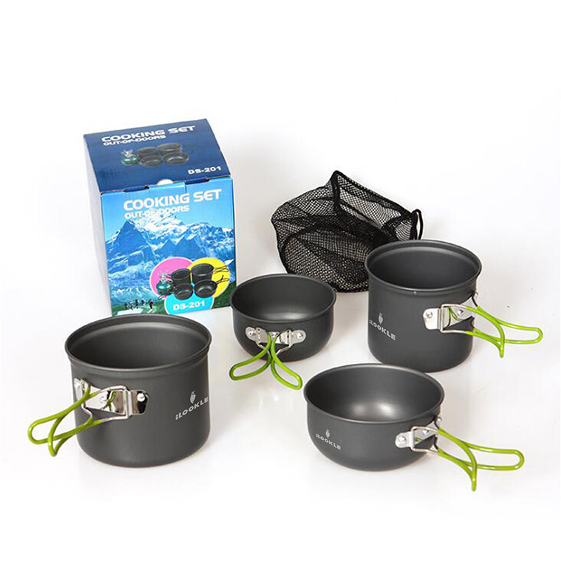 Good Quality Cookware Set - Outdoor Camping Cookware Set with Pots and Pans , Pan Pot Cooking Set – Sicily