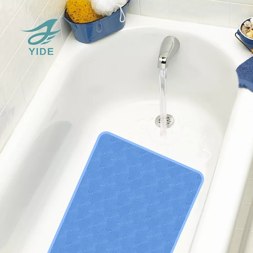 YIDE Wholesale 100% Pvc Bath mat Safety Waterproof Non Slip Tub Mat For Home Bathroom