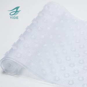 YIDE Wholesale 100% Pvc Bath mat Safety Waterproof Non Slip Tub Mat For Home Bathroom