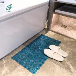 YIDE Modern Design PVC Bathroom Inside Safety Shower Mat Bathtub Mat Non Slip