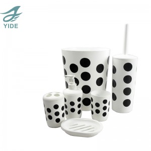 YIDE New Design Bathroom Sets Elegant Collection Bathroom Accessories Sets Water Cup holder Set