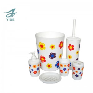 YIDE New Design Bathroom Sets Elegant Collection Bathroom Accessories Sets Water Cup holder Set