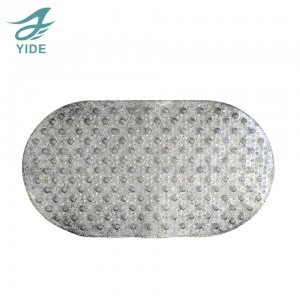 YIDE Hot Selling Anti Slip PVC Bath Mat Non Slip Mat Plastic Waterproof Bathroom Tub Mat With Suction Cups