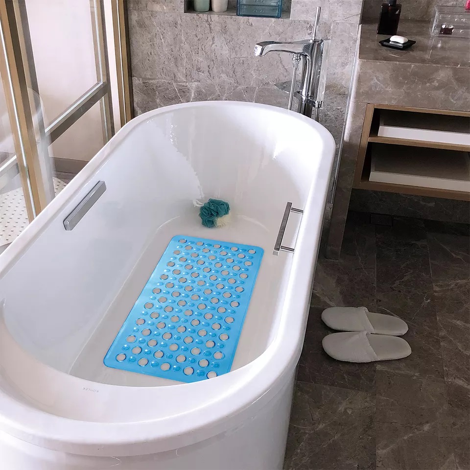 YIDE Bathroom Vinyl Non Slip Mat Anti-Skid Safety Eco-Friendly Bath Mat PVC Shower Mat Anti Slip