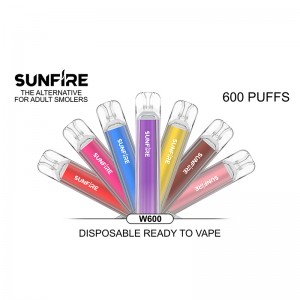 Authentic Sunfire Disposable 600 Puffs Crystal Design Vape