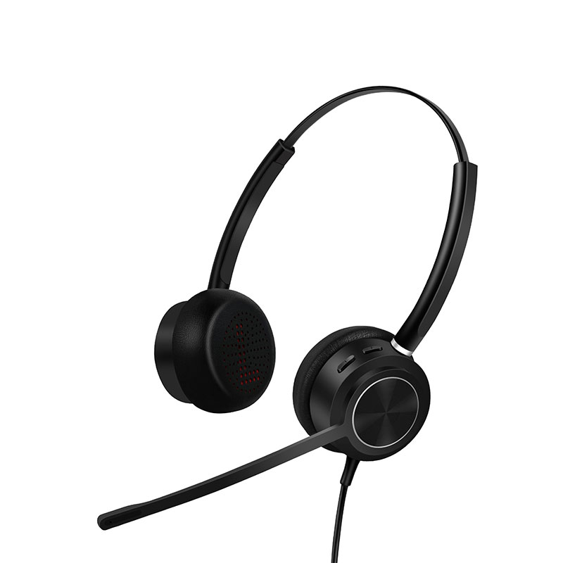 Dual Contact Center Headset for office