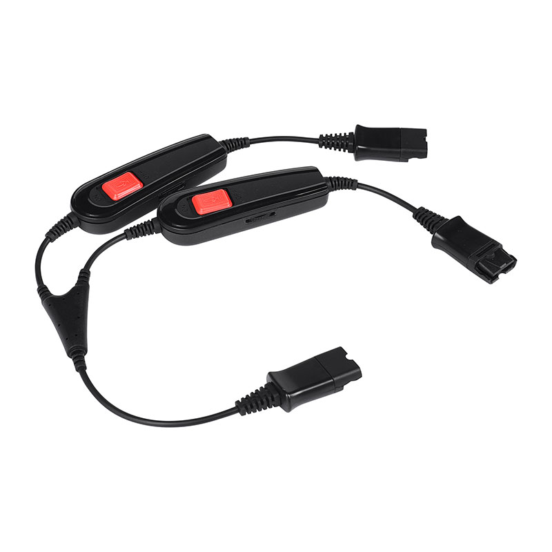 Quick Disconnect Cable Y-Training Cable Trainer Cable with PLT GN QD and Inline Control on both Ends