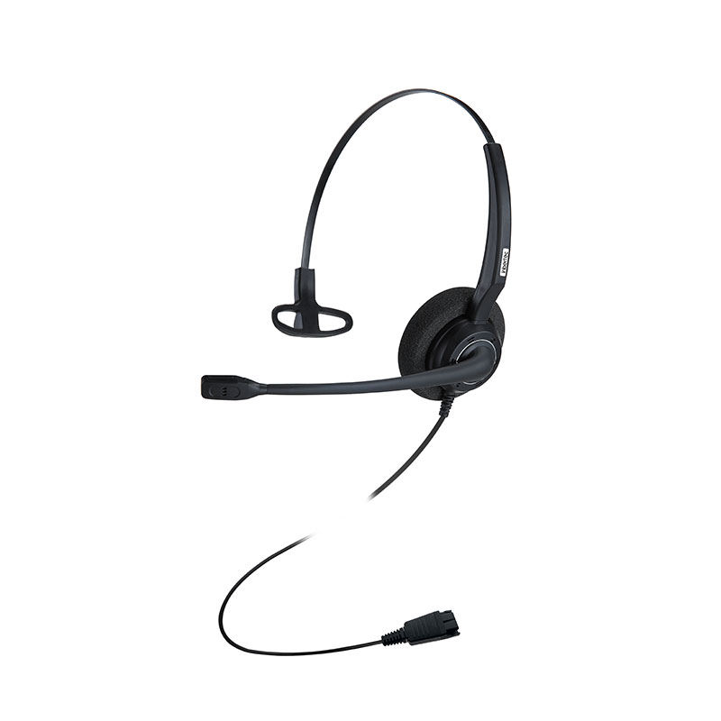 Моно-издржливи слушалки за контакт центар за поништување шум