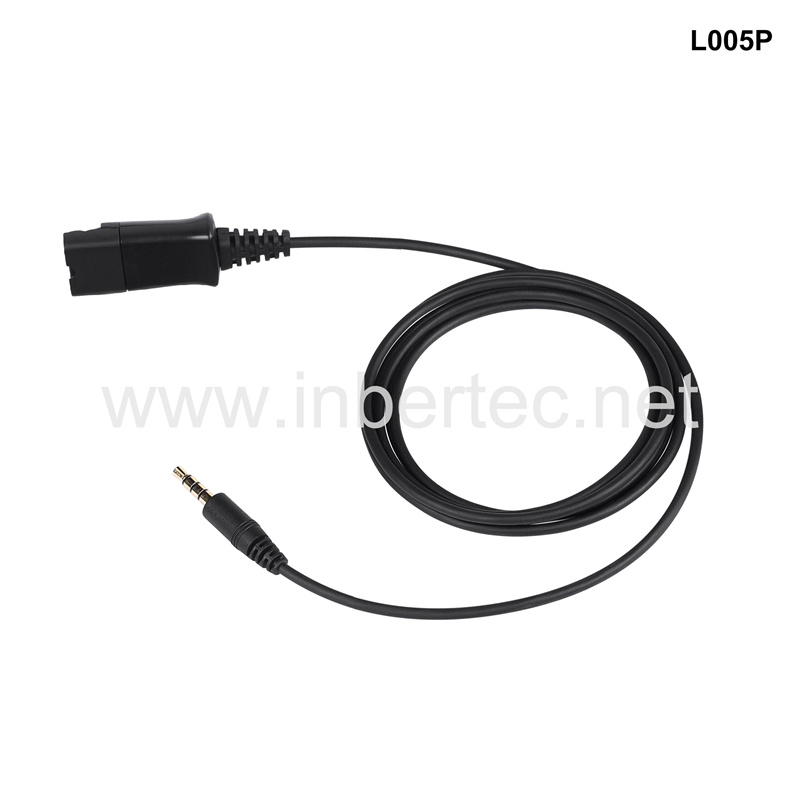 Quick Disconnect Cable PLT GN QD Cable with 3.5mm 2