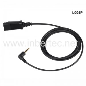 Quick Disconnect Cable QD Cable with 3.5mm Audio Jack(3-pin) Connector
