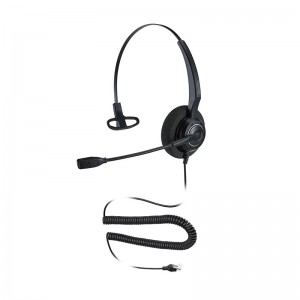 Headset para sa contact center na may noise cancelling Microphone