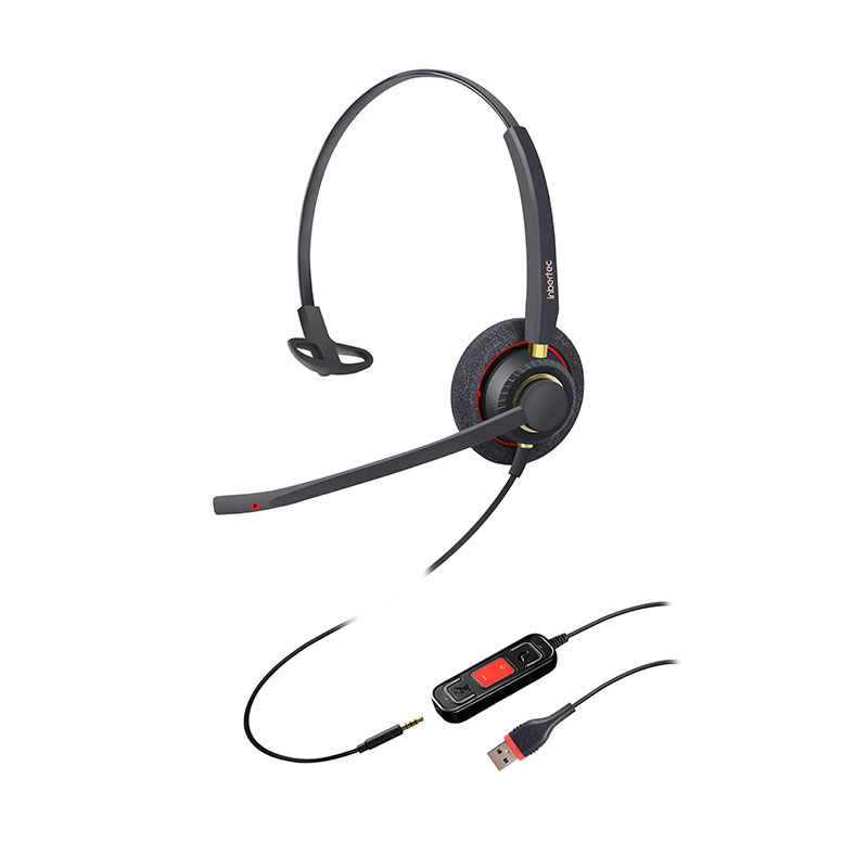Premium Mono slušalice za poništavanje buke -UC/Teams