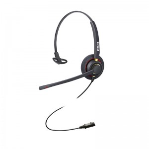 Professional Mono Contact Center Noise Canceling Headset