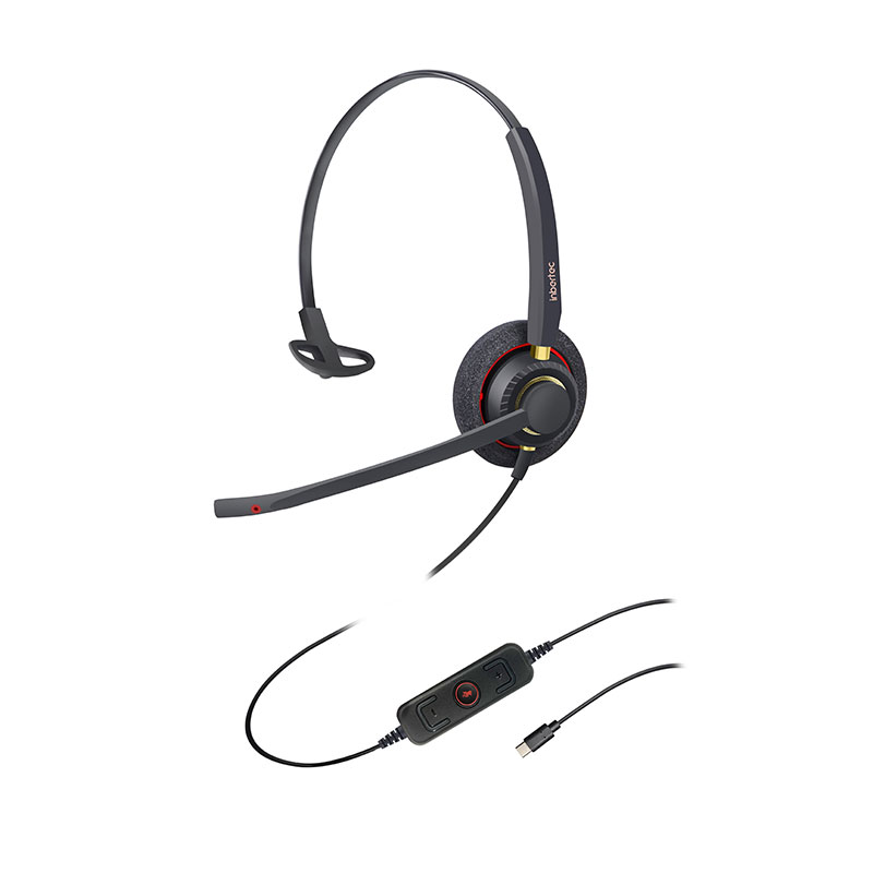 Professional Mono Noise Cancelling USB Headsets
