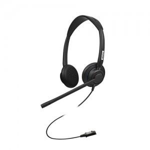 Premium Contact Center Headset with Noise Cancelling Microphones