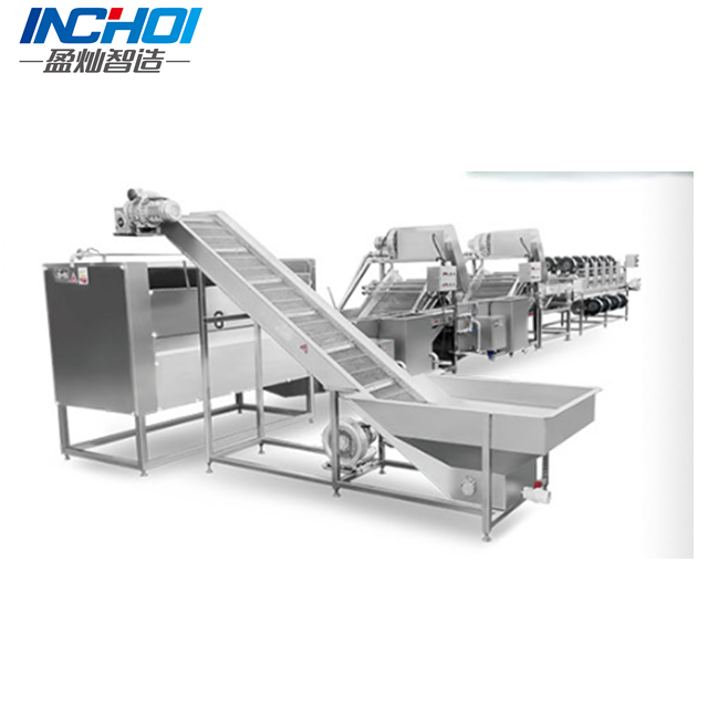 OEM/ODM China Fully Automatic Autoclave - Root leafy vegetable two in one air bubble washing,dehydrating processing line – INCHOI detail pictures