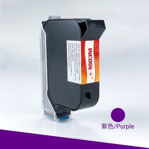 INCODE 45 half-inch solvent quick-drying purple ink cartridge
