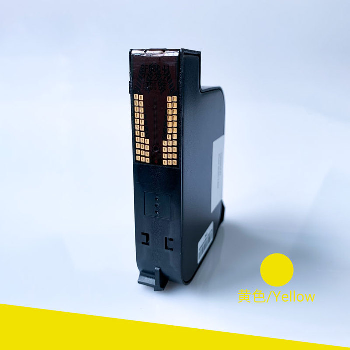 INCODE TI3134 Half-inch Yellow water-based ink cartridge for TIJ inkjet printer