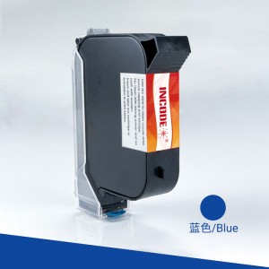 INCODE 45 half-inch solvent quick-drying blue ink cartridge