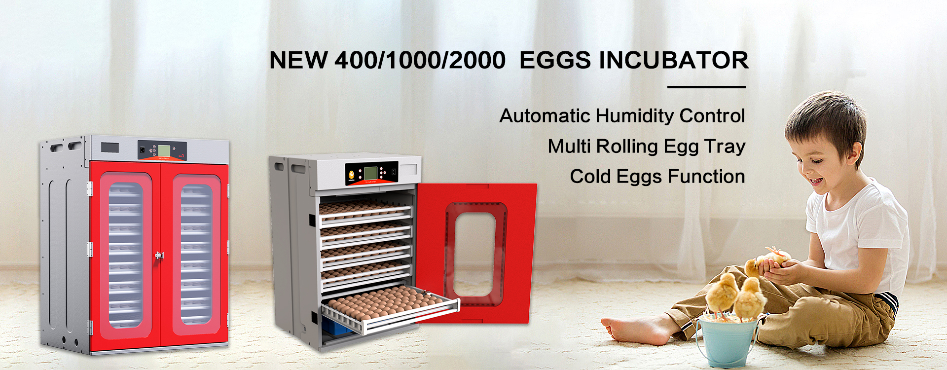 What is the purpose of an egg incubator?