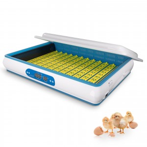 Egg Incubator ，120 Eggs Fully Automatic Egg Incubator with LED Lighting and Intelligent Temperature Control， for Eggs/Duck Eggs/Bird Eggs/Goose Eggs Hatching