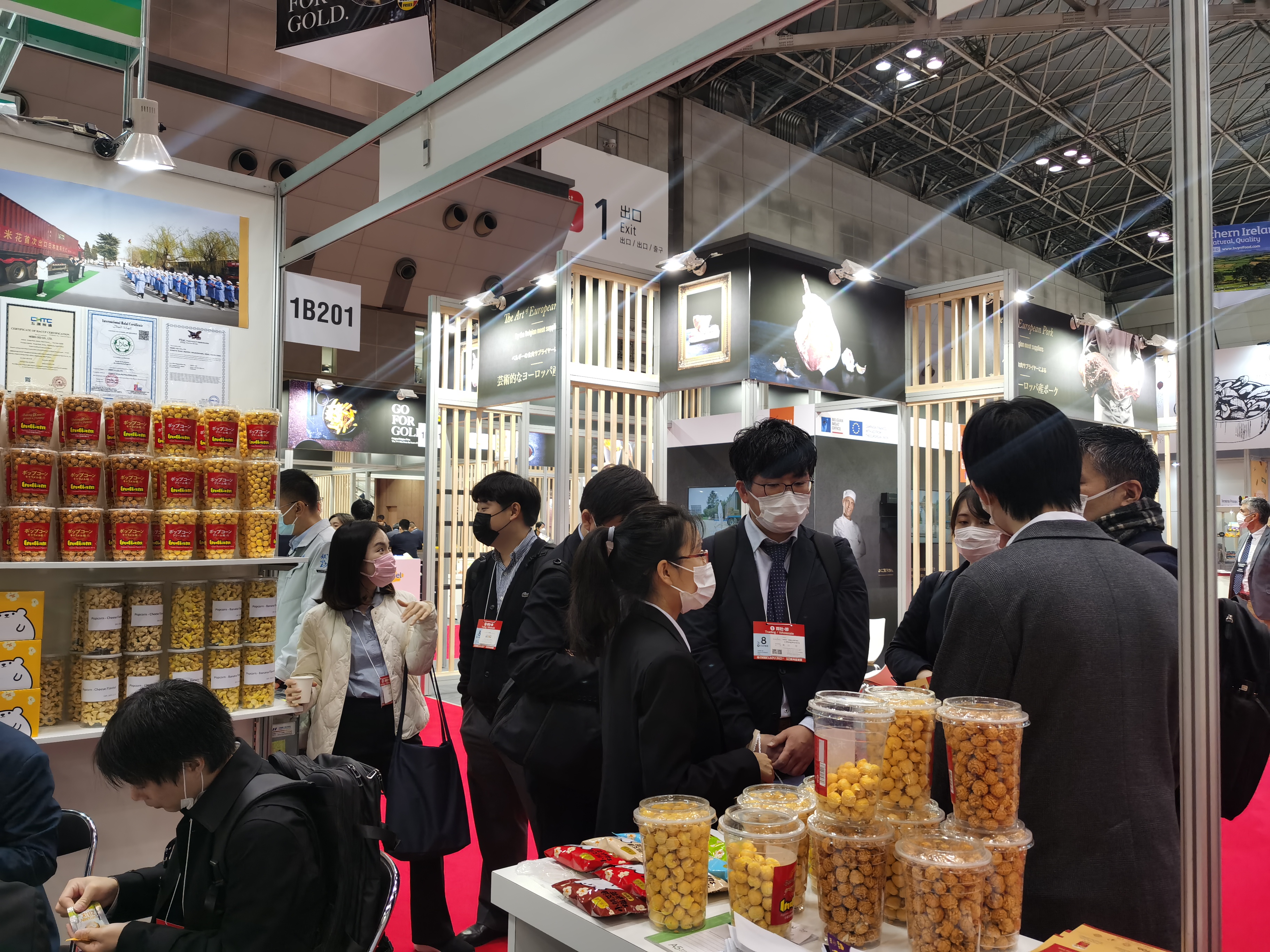 Indiam Popcorn Foodex Japan 2023 Come to a successful conclusion