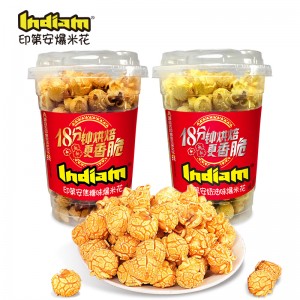 Caramel flavored INDIAM popcorn 118g