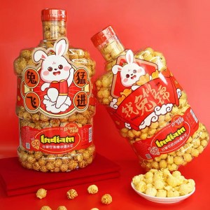 Grain Snacks Spherical Kernal INDIAM Popcorn Cream Flavor  520g/Bottle
