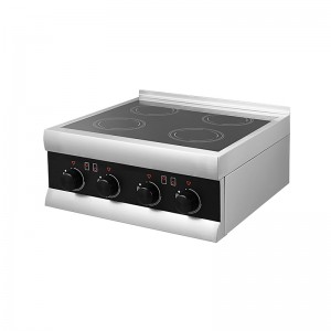 Culinary Commercial Induction Cooktop with 4 Zo...