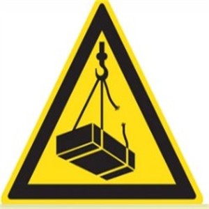 Danger overhead load sign Light