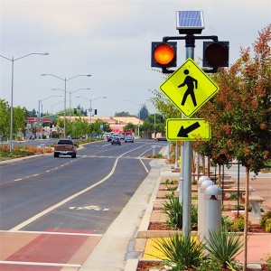 LED Crosswalk Overhead Warning Sign