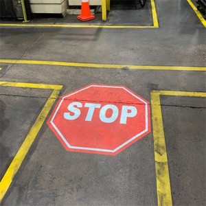 Stop Virtual Sign Projector For Warehouse