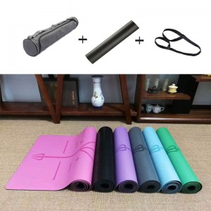 Fitness Pilates Eco Friendly Custom Natural Rubber PU Yoga Mat