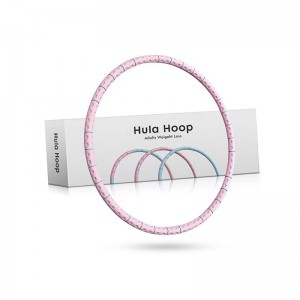 Stainless steel Exercise Hula Hoops-8 knots