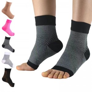 Kompresijski rukav za stopalo za ublažavanje plantarnog fasciitisa čarape za žene Kompresijske čarape za gležnjeve s rukavima za stopalo Podrška za stopalo protiv bolova u kompresijskoj čarapi za plantarni fasciitis