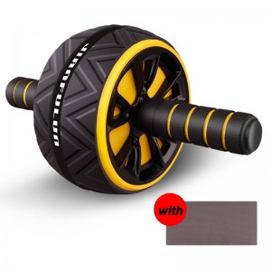 အိမ်သုံး gym လေ့ကျင့်ခန်း roller Ab wheel များကို စိတ်တိုင်းကျ ရောင်းချပေးနေပါသည်။