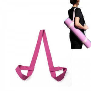 Essentials Thick Yoga Mat Fitness & Exercise Mat with Easy-Cinch Yoga Mat Carrier Strap