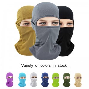 Balaclava Mască de față Protecție UV pentru bărbați, femei, glugă de soare, tactică, ușoară, schi, motocicletă, alergare, călărie