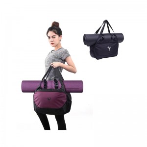 Gym Duffel Bag Tørr Våt Separert Gym Bag Sport Duffel Bag Training Handbag Yoga bag med ekstra snøring Ryggsekk for menn og kvinner