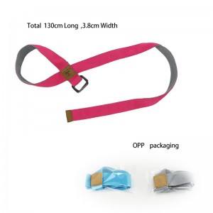 Wholesale Dealers of Yoga Pink Duffle Bag - Yoga Stretch Strap 8″ Shaped Yoga Strap To Enhance Balance And Shape Pilates Yoga Postures Adjustable Yoga Belt  – jiaguan