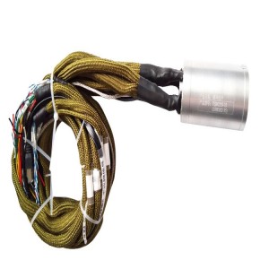 Ingiant through hole slip ring for automation instruments