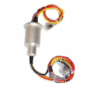 optoelectronic hybrid slip ring 8-channel optical fiber 30channels electrical signal
