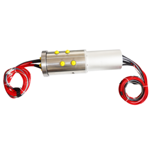 Ingiant Gas-electric hybrid slip ring through hole 30mm combined 4 channels pneumatic slip ring