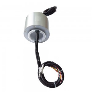 Ingiant through bore slip ring for cable drums