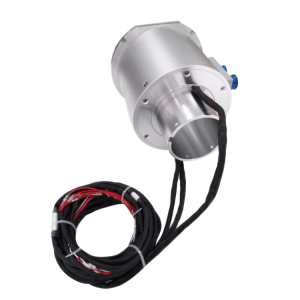 Standard bore 90mm hollow shaft slip ring with aviation plug