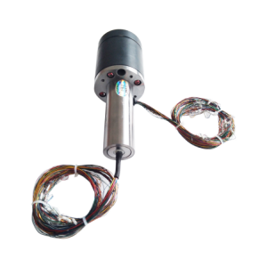 Ingiant hybrid hydraulic slip ring combined 45channels 2A electrical and 2channels hydraulic rotary unions
