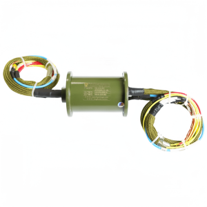 DHS060-21-1S Ingiant RF hybrid slip ring 1 channel RF + 21 channels power signal with diameter 60mm