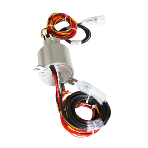 Ingiant optoelectronic slip ring diameter 82mm 8-channel electrical and 2-channel optical fiber