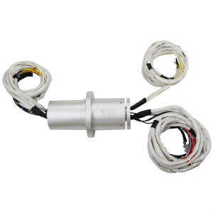 Ingiant DHS095 series 4 channels fiber optic and 27 channels electric hybrid slip ring